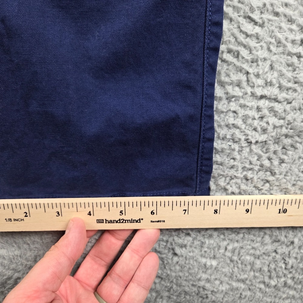 Peter Millar Crown Vintage Canvas Pants Mens 38 Blue Stretch Five Pocket Golf - Picture 6 of 12